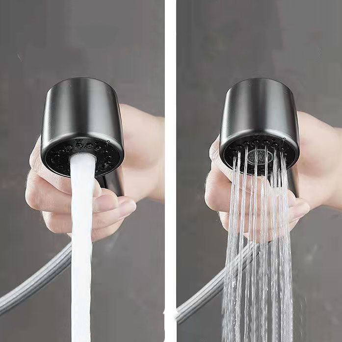 LoungeYard | Modern centerset faucet with single lever handle for countertop sink bathroom fixture — product view 7