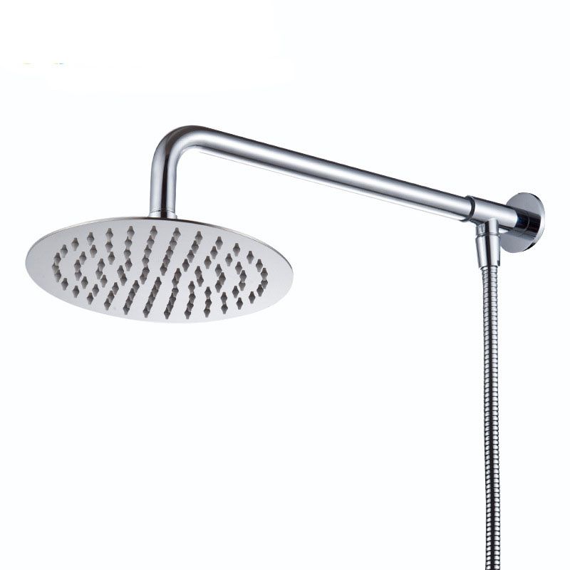 LoungeYard | Swiveling Rain Shower Head Wall Mounted Concealed Full Copper Pressure Shower — product view 4
