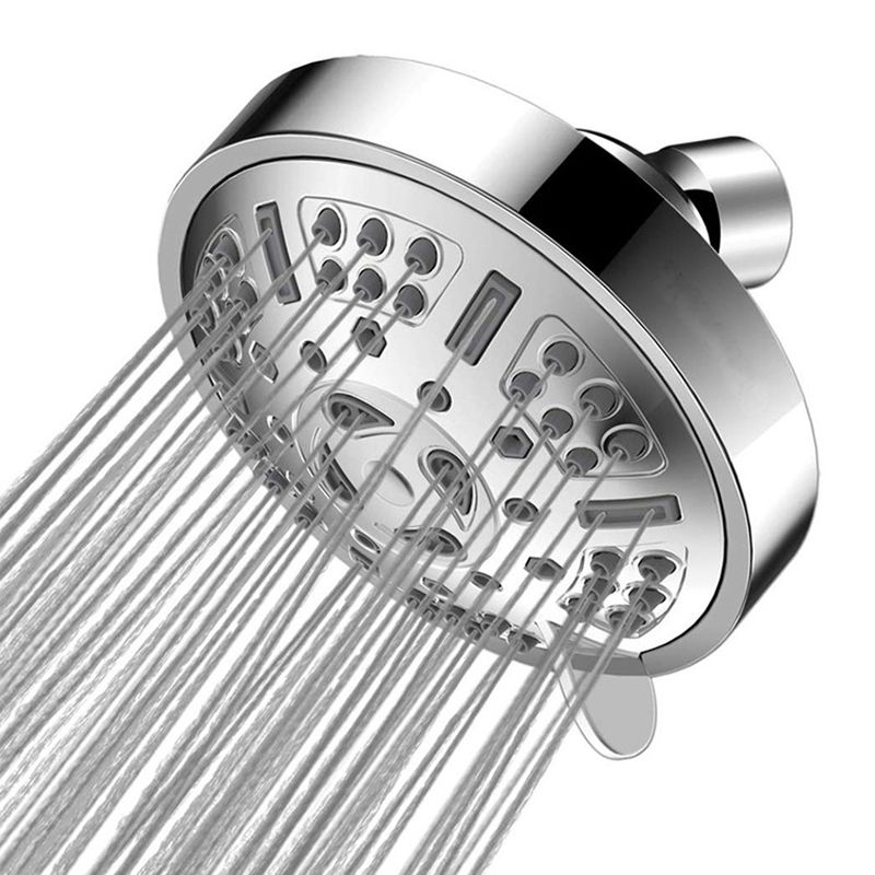 LoungeYard | Round Fixed Shower Head Adjustable Spray Pattern Wall Mounted Shower Head — product view 7