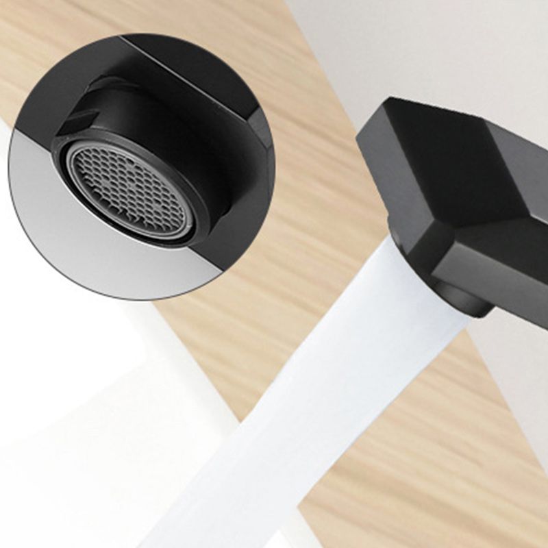 LoungeYard | Single Hole Faucet 6.69" H Modern Low Arc Bathroom Faucet — product view 4
