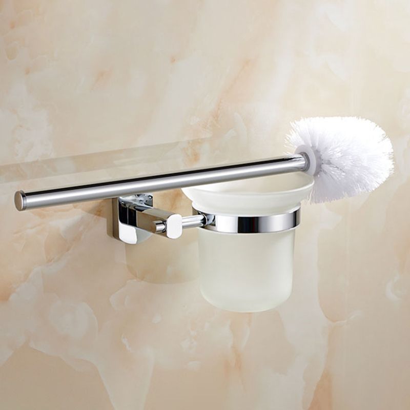 LoungeYard | Modern bathroom accessory set Stainless steel bathroom shelf Towel holder Bathroom accessory set — product view 4