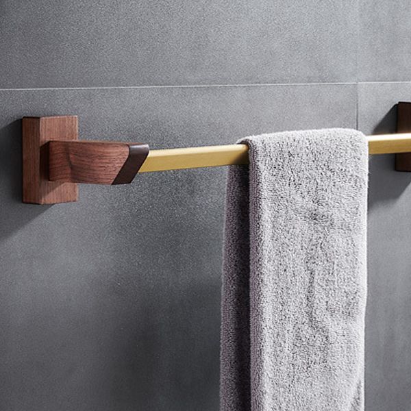 LoungeYard | Traditional Bathroom Accessories Set Bathroom Shelf Paper Holder Gold Bathroom Set — product view 4