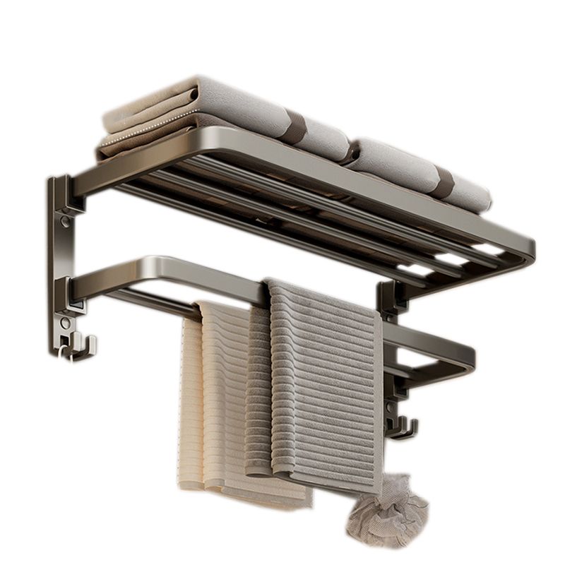LoungeYard | Modern Towel Bar Bathroom Set Bathroom Shelf Bathroom Accessory Kit — product view 7
