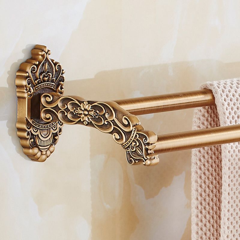 LoungeYard | Traditional Bathroom Accessories Set Gold Bathroom Accessories Kit — product view 4