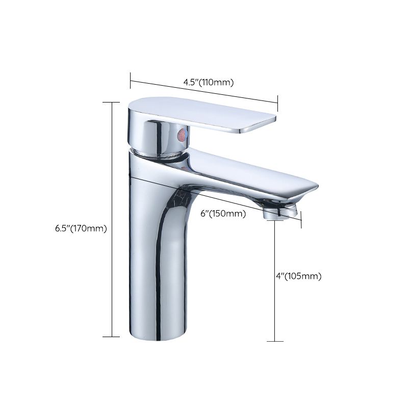 LoungeYard | Modern Sink Faucet Monochrome Brass Sink Faucet for the Bathroom — product view 4