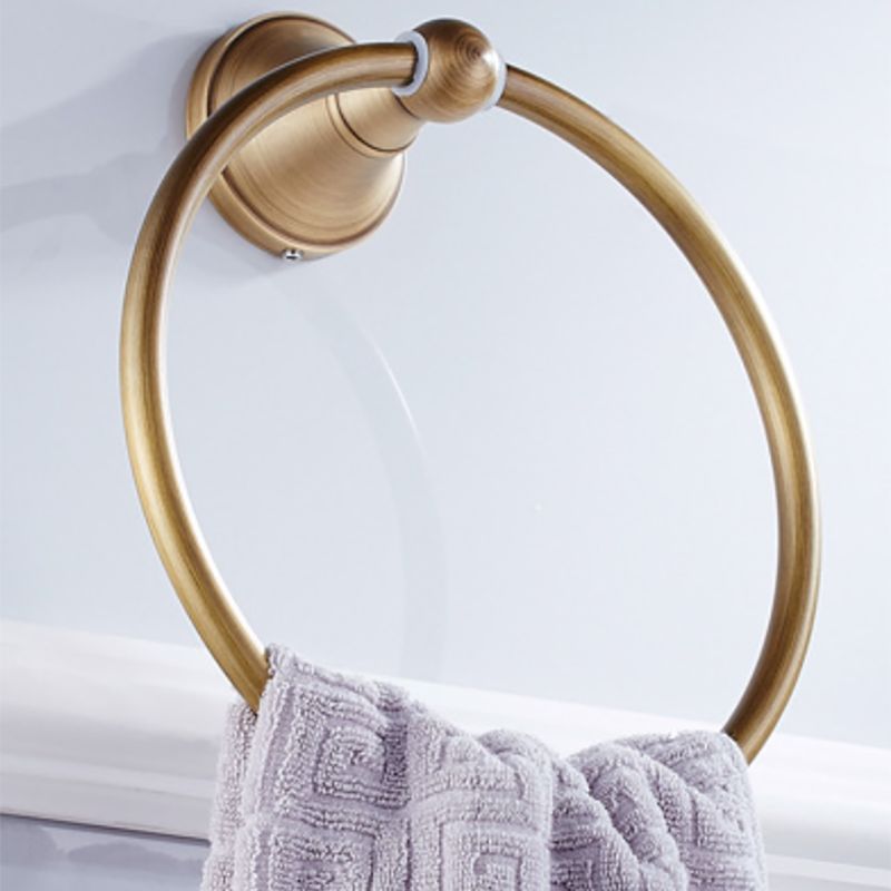 LoungeYard | Metal Bathroom Set 4-Piece Traditional Style Gold Bathroom Hardware Set — product view 7