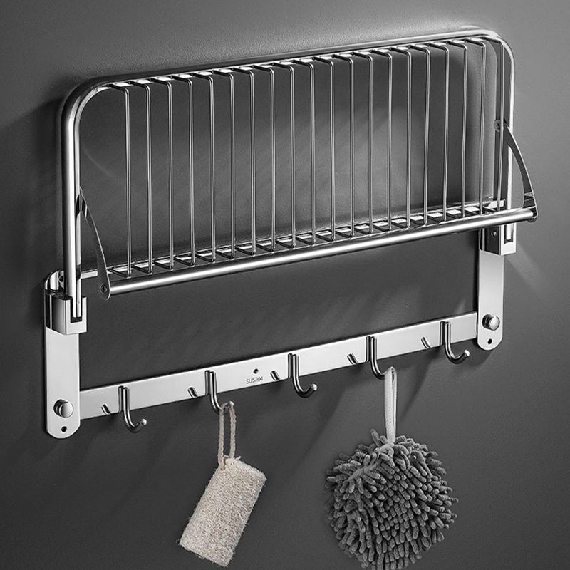 LoungeYard | Minimalist Bathroom Accessories Set Paper Holder Towel Bar Stainless Steel Bathroom Set — product view 2