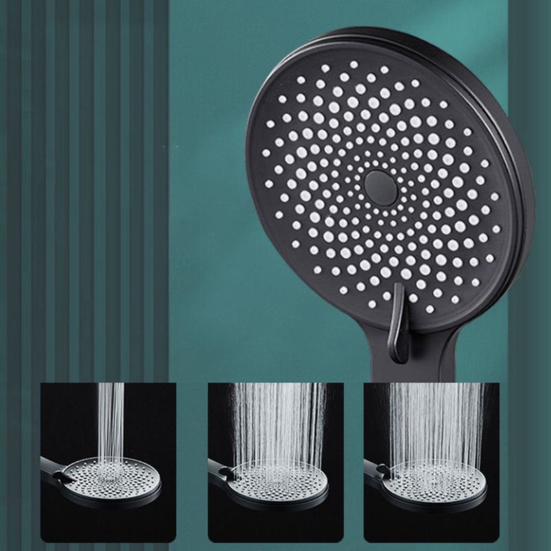 LoungeYard | Contemporary round shower head in solid color handheld shower head for the bathroom — product view 3