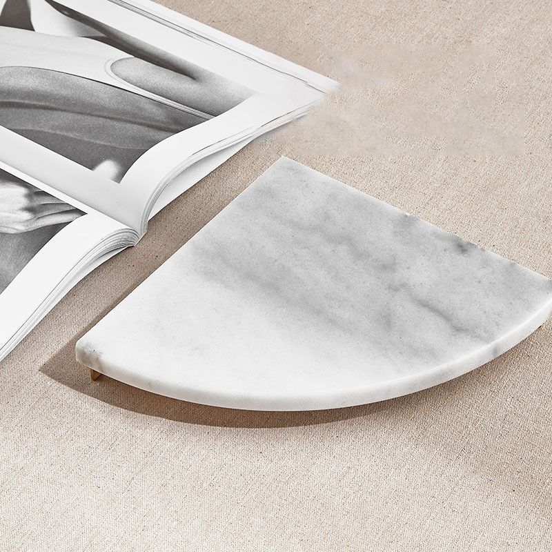 LoungeYard | marble bathroom shelf brass bathroom accessory — product view 5