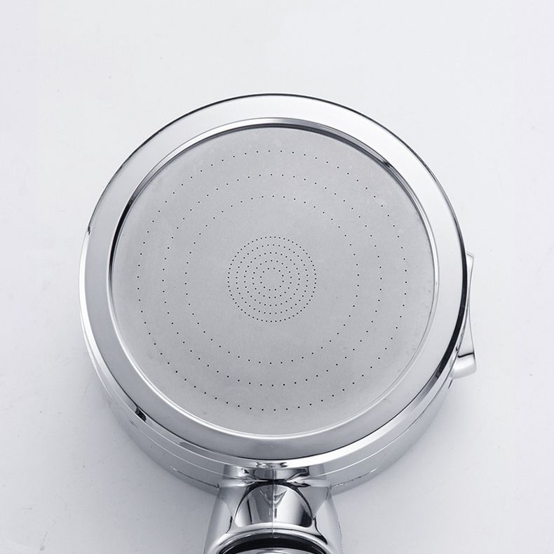 LoungeYard | Contemporary Handheld Showerhead Round 3 Setting Sprayhead in Silver — product view 4