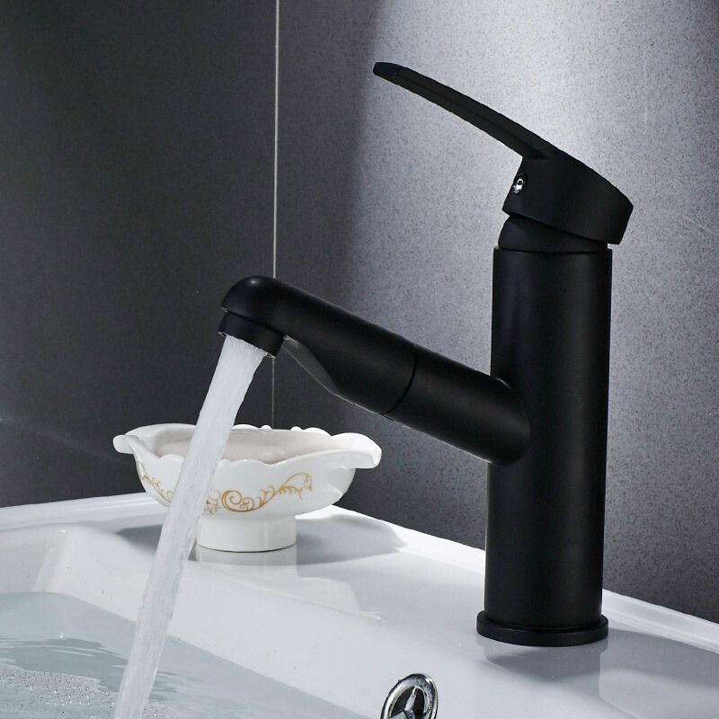 LoungeYard | Contemporary Style Faucets Single Handle Swivel Spout Faucets — product view 3
