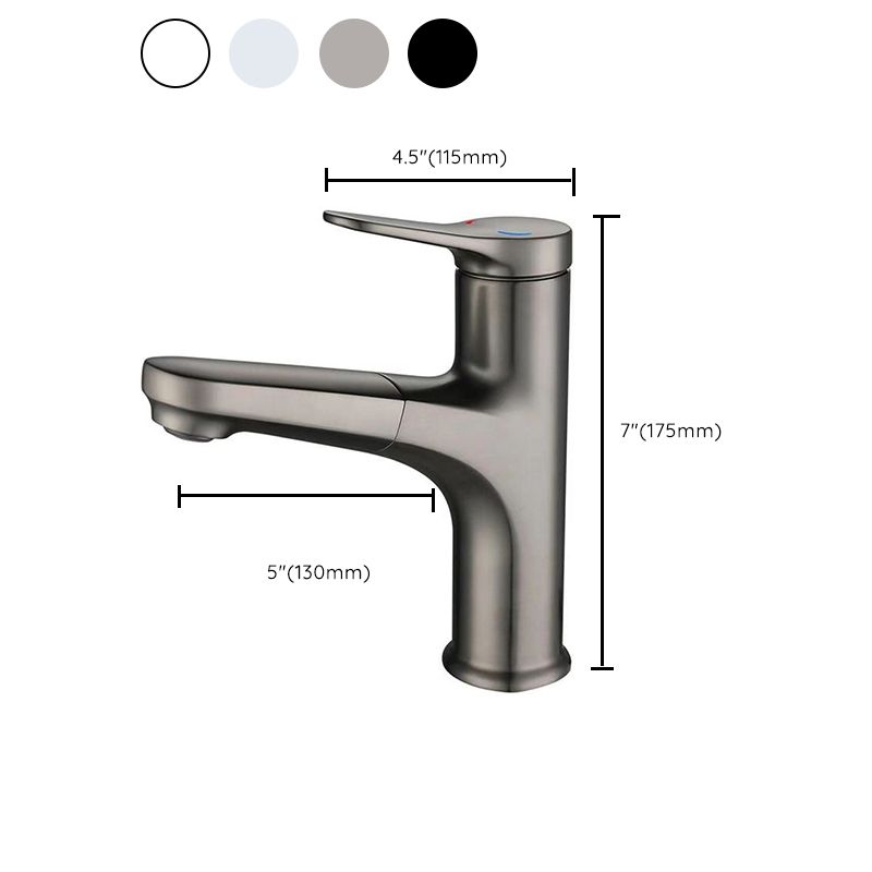 LoungeYard | Basic Faucet Brass Faucet Silver Centerset Faucet — product view 3