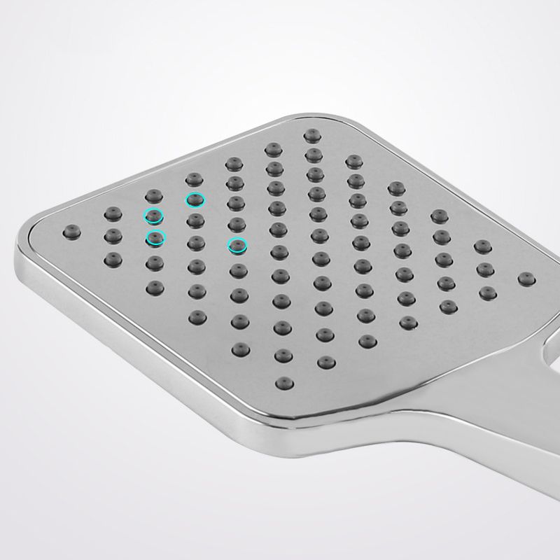 LoungeYard | Chrome Square Shower Head Combination Wall Mounted and Ceiling Mounted Handheld Shower — product view 2