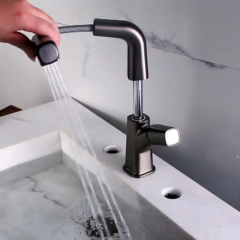 LoungeYard | Single-Lever Faucet Contemporary Style Basin Faucet for Bathroom — product view 5