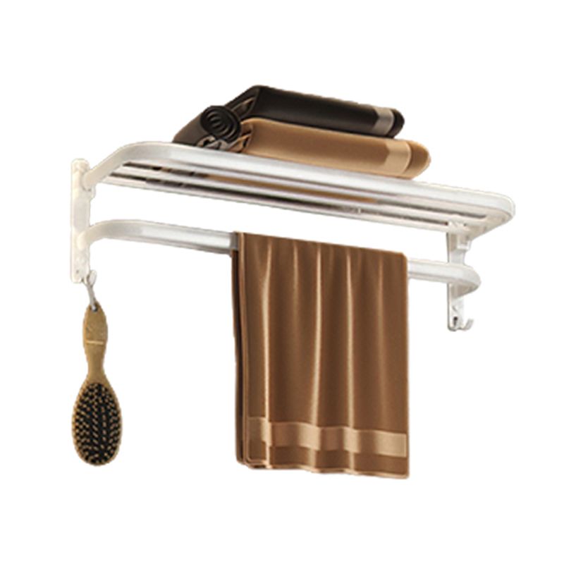LoungeYard | Modern Bathroom Hardware Set White Metal Bathroom Accessory Set — product view 2