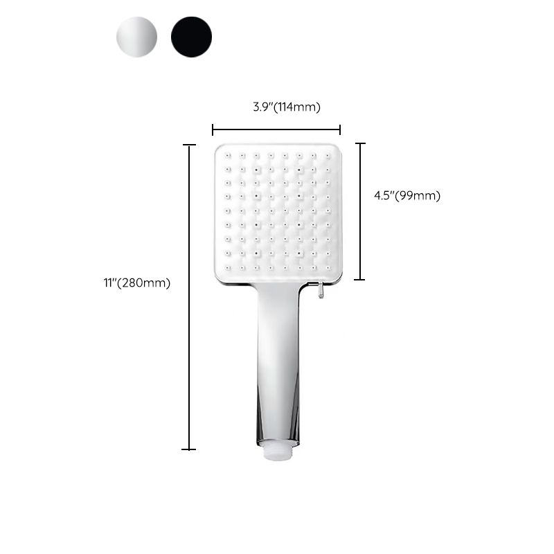 LoungeYard | Square modern handheld shower head leak-proof wall-mounted shower head — product view 3