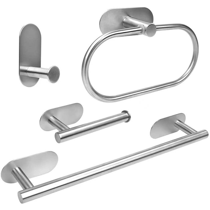 LoungeYard | Metal Bathroom Set 4-piece Modern Style Bathroom Fixtures Set — product view 2