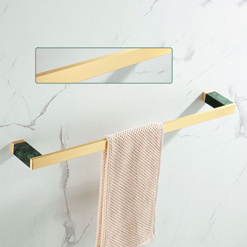LoungeYard | Brass Bathroom Accessories Set Marble Bathroom Accessories Set for Home — product view 3