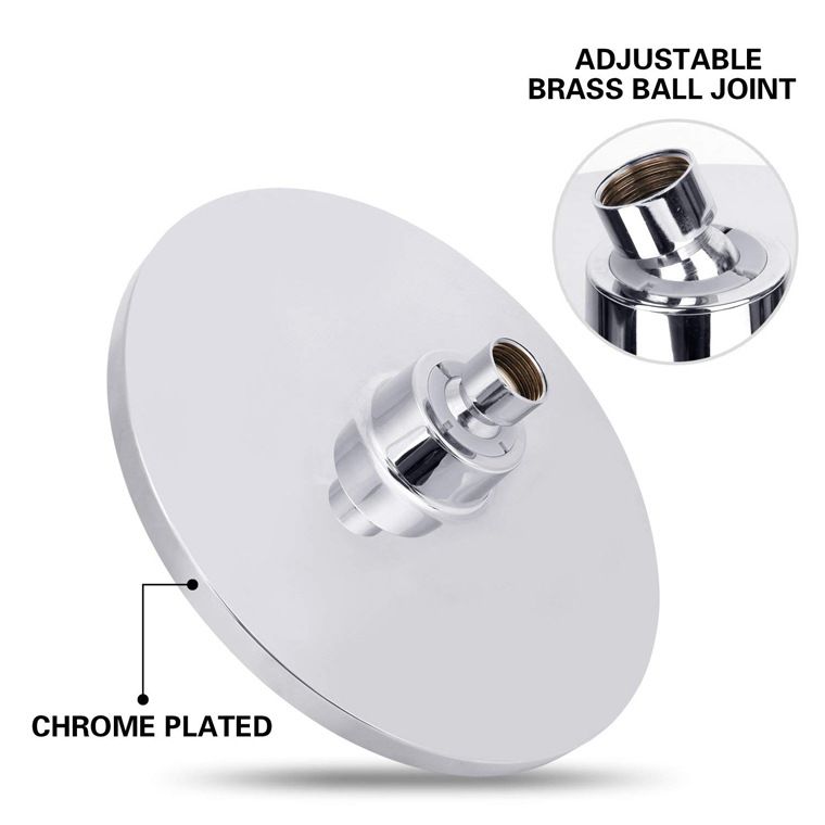 LoungeYard | Round Dual Shower Heads Traditional Style Wall Mounted Dual Shower — product view 4