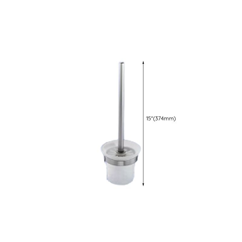 LoungeYard | Contemporary bathroom accessory set made of aluminum with towel holder/bath shelf — product view 3