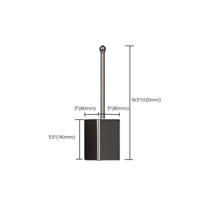 LoungeYard | Matte Gray Bathroom Hardware Set Modern Bathroom Accessories Set — product view 3