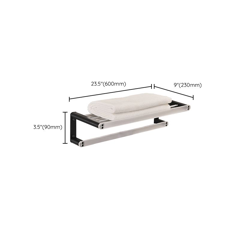 LoungeYard | Metal and acrylic bathroom accessories as a single piece or in a set in black — product view 5