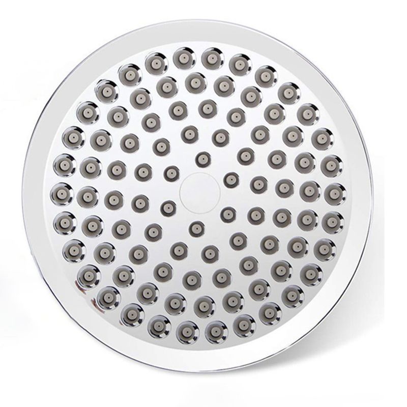 LoungeYard | Contemporary Shower Combination Double Shower Head Chrome Wall Mounted Round Shower Head — product view 6
