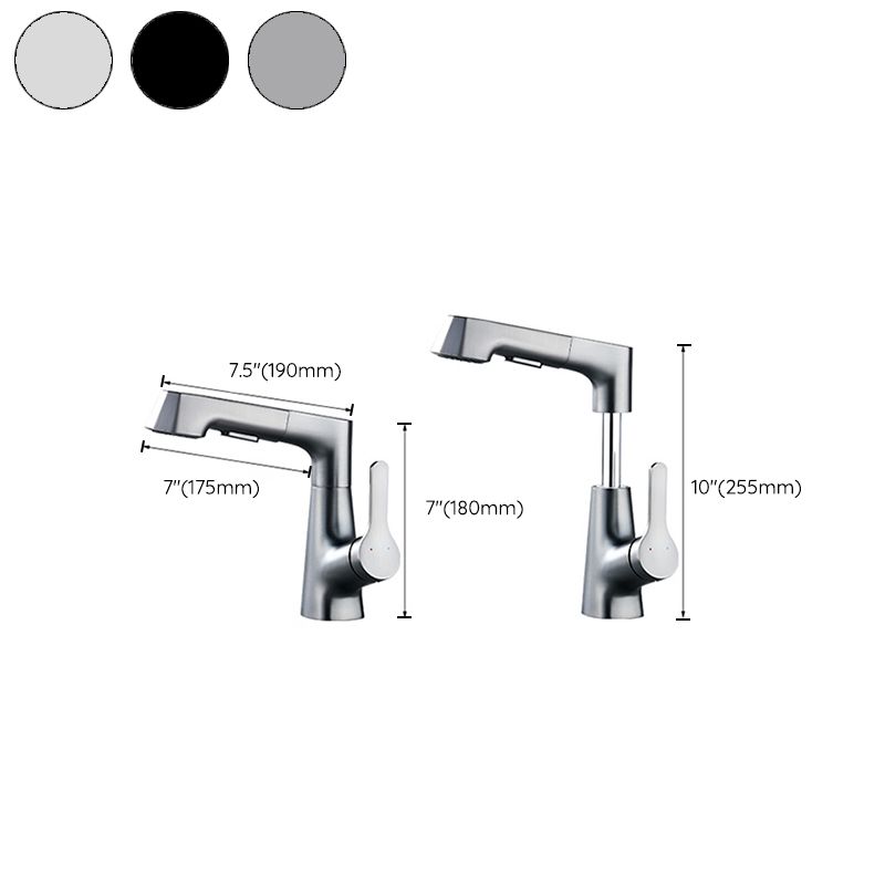 LoungeYard | Modern Faucet Solid Copper Centerset Bathroom Faucet — product view 5