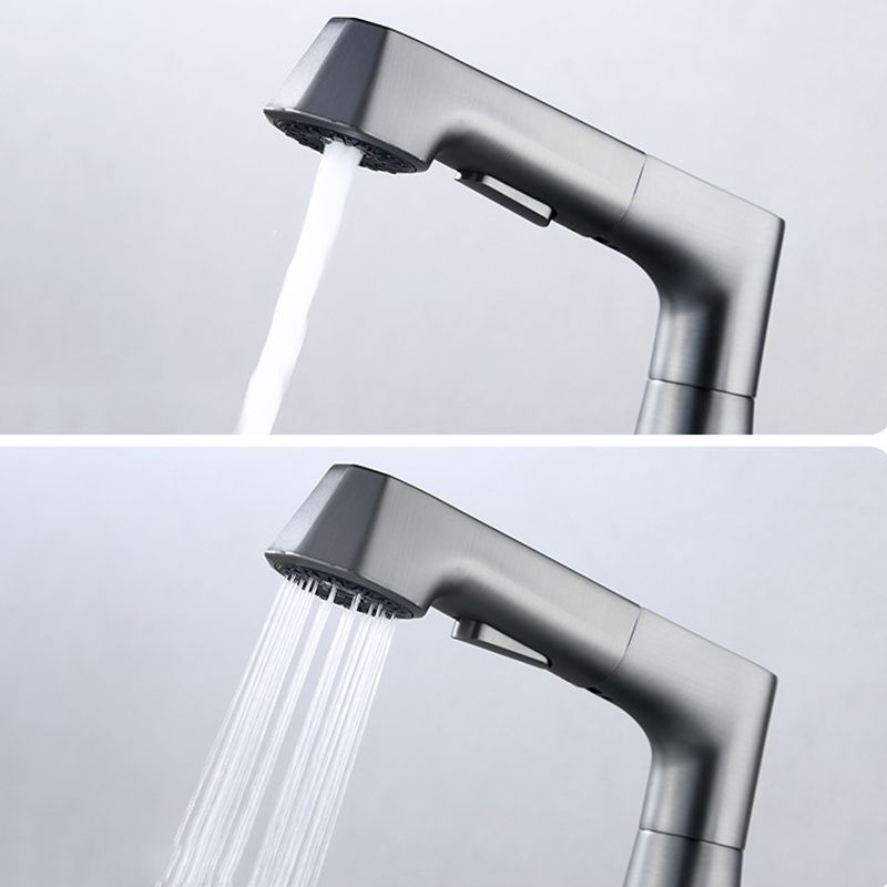 LoungeYard | Modern Faucet Solid Copper Centerset Bathroom Faucet — product view 6