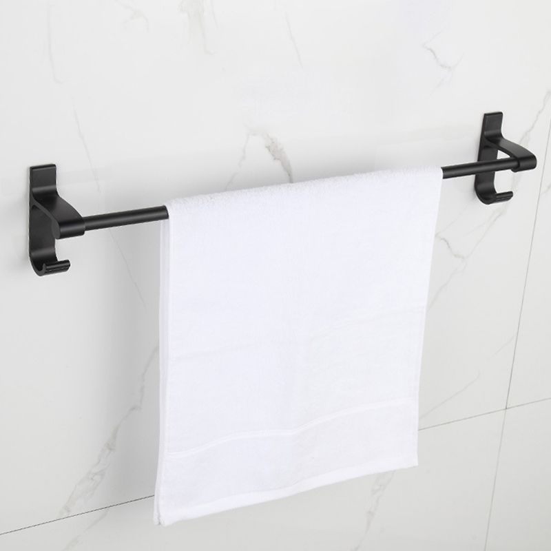 LoungeYard | Modern Matt Black Bathroom Shelf Paper Holder Bathroom Accessory Set — product view 6