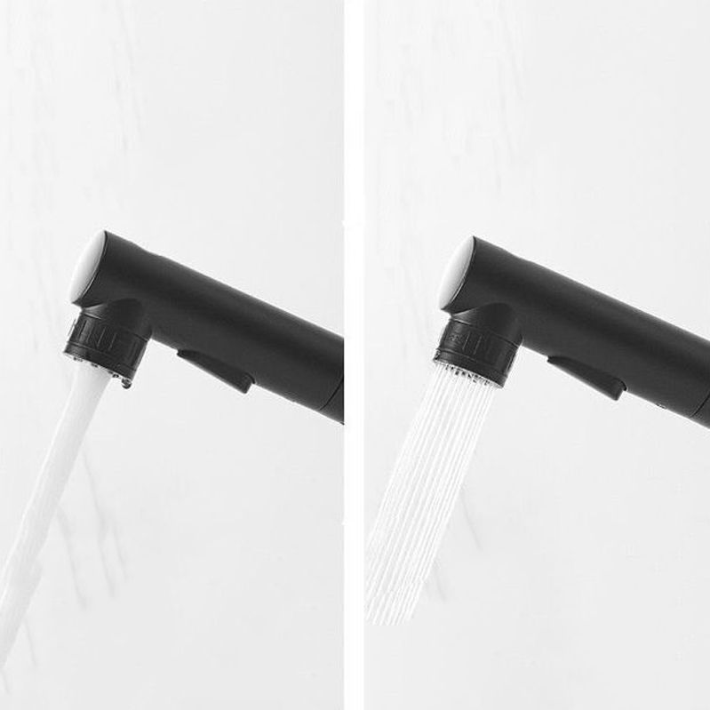 LoungeYard | Modern Design Bathroom Faucet Single Lever Mixer with Water Hose — product view 3