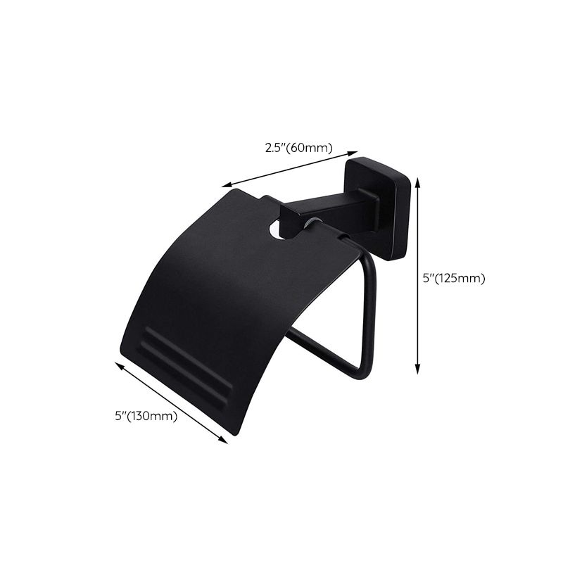 LoungeYard | Traditional Metal Bathroom Hardware Set Wall Hooks/Towel Bar/Ring & Paper Holder — product view 6