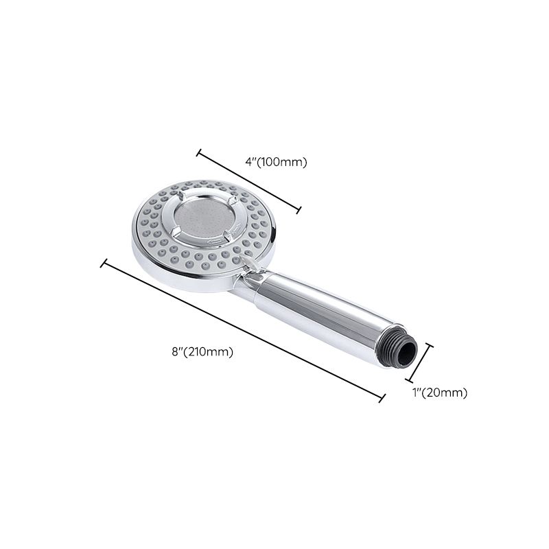 LoungeYard | Silver Hand Shower 3 Jets Stainless Steel Wall-Mounted Shower Head — product view 6