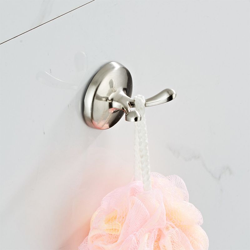 LoungeYard | Metal Bathroom Set Traditional Style Nickel Bathroom Accessories Set — product view 7
