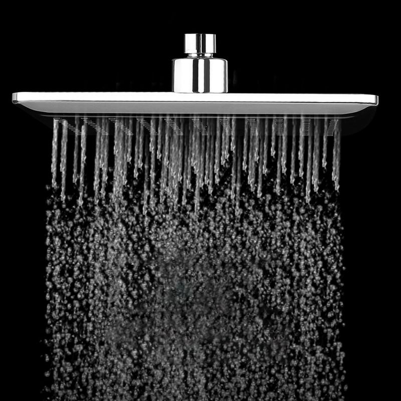 LoungeYard | Chrome Square Shower Head Combination Wall Mounted and Ceiling Mounted Handheld Shower — product view 7