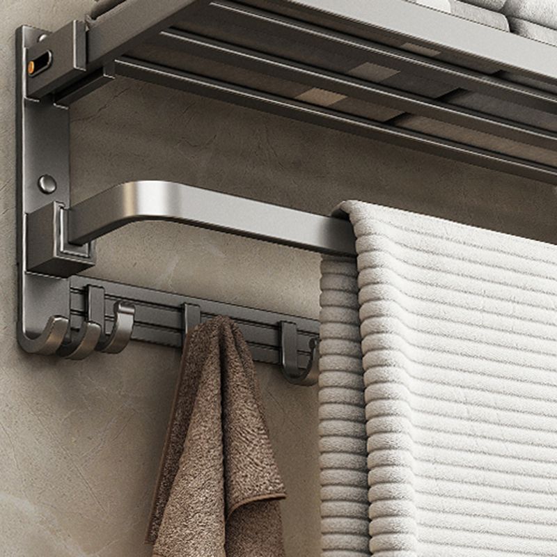 LoungeYard | Modern Towel Bar Bathroom Set Bathroom Shelf Bathroom Accessory Kit — product view 5