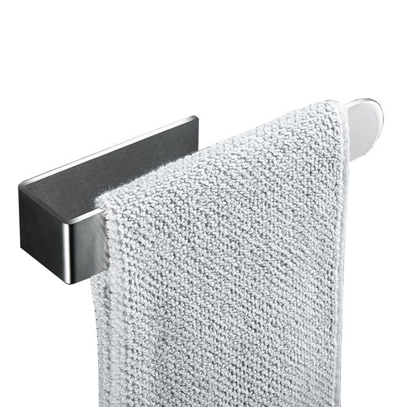 LoungeYard | Modern Towel Ring Bathroom Hardware Set Stainless Steel/Black Bath Hardware Set — product view 6
