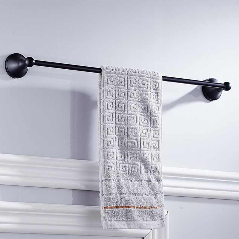 LoungeYard | Metal Bathroom Set 4-piece Traditional Style Black Bathroom Accessory Set — product view 4