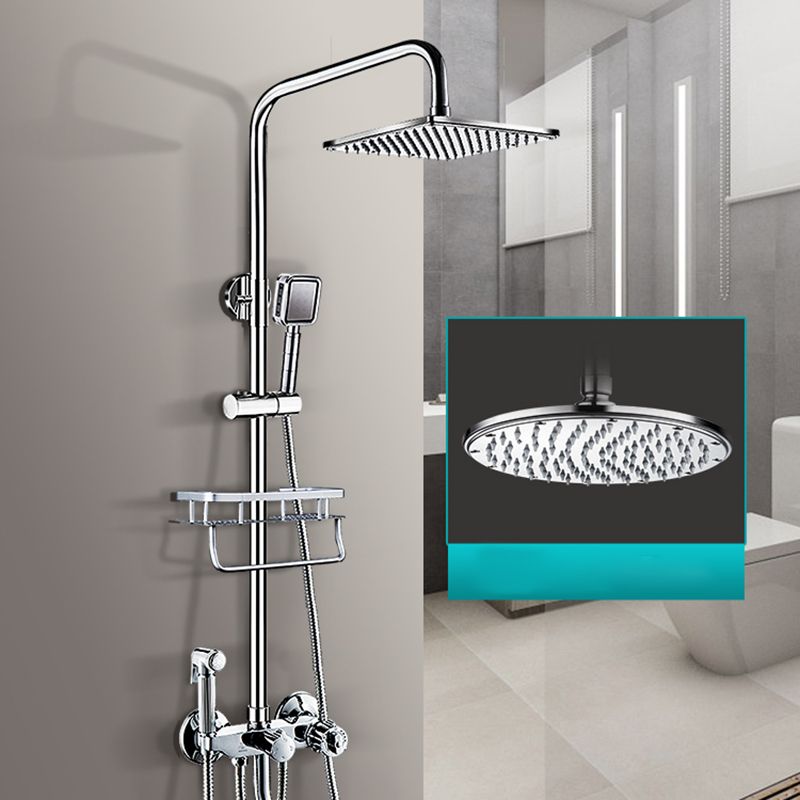 LoungeYard | Contemporary Shower Head Combination Polished Stainless Steel Ceiling Mounted Shower Head — product view 4