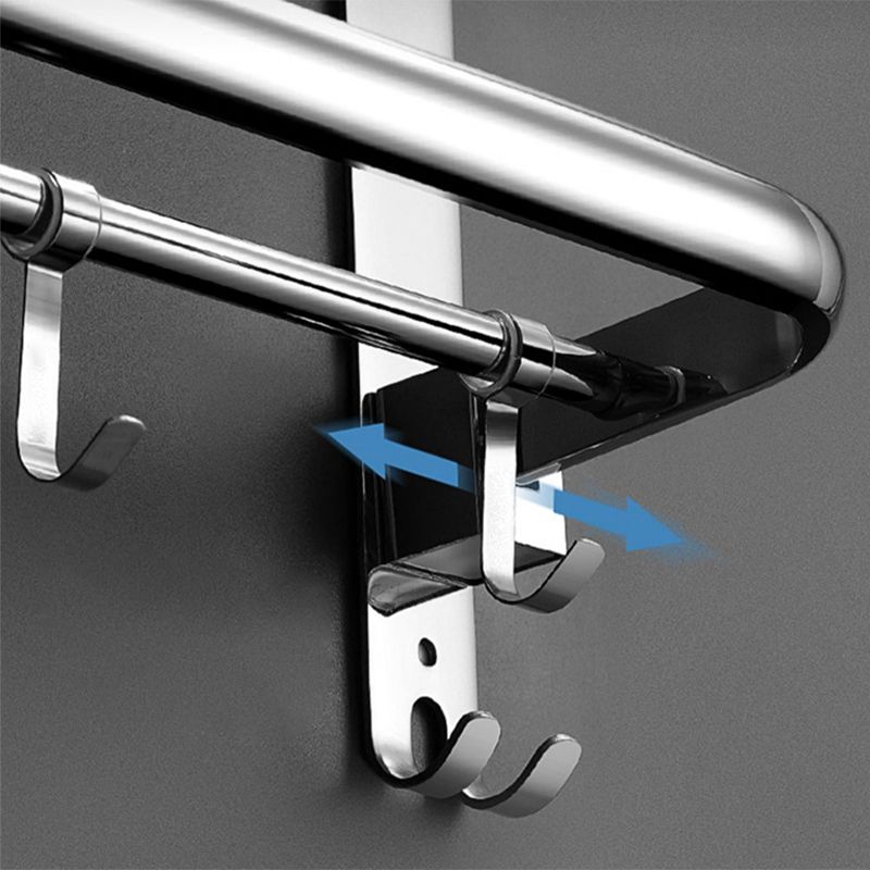 LoungeYard | Modern bathroom accessory set bathroom shelf towel bar bathroom accessories — product view 3