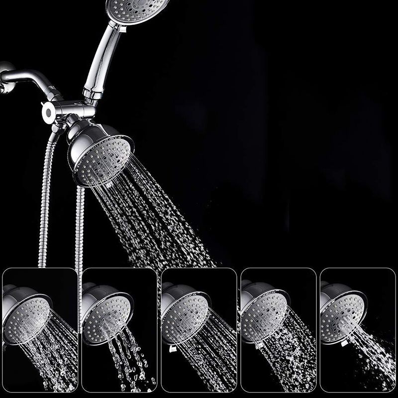 LoungeYard | Traditional Style Shower Head Double Bathroom Shower Heads with Round Shape — product view 6