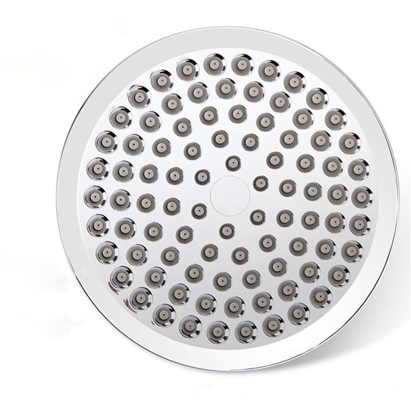 LoungeYard | Silver Dual Showerhead with Hose Modern Style Wall Mounted Showerhead — product view 3