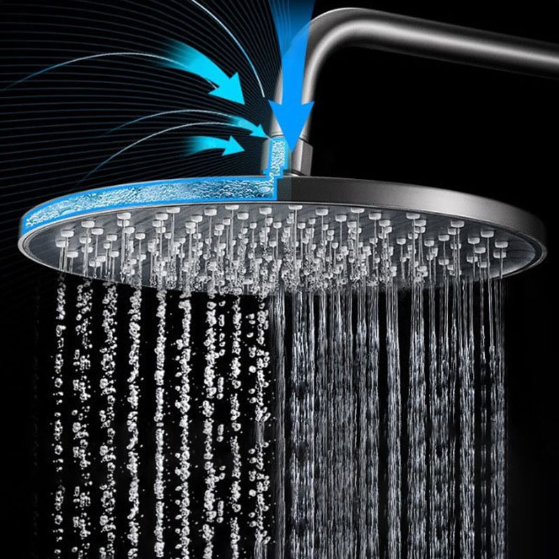 LoungeYard | Modern Bathroom Standard Showerhead Rainfall Square Ceiling Mounted Showerhead — product view 5