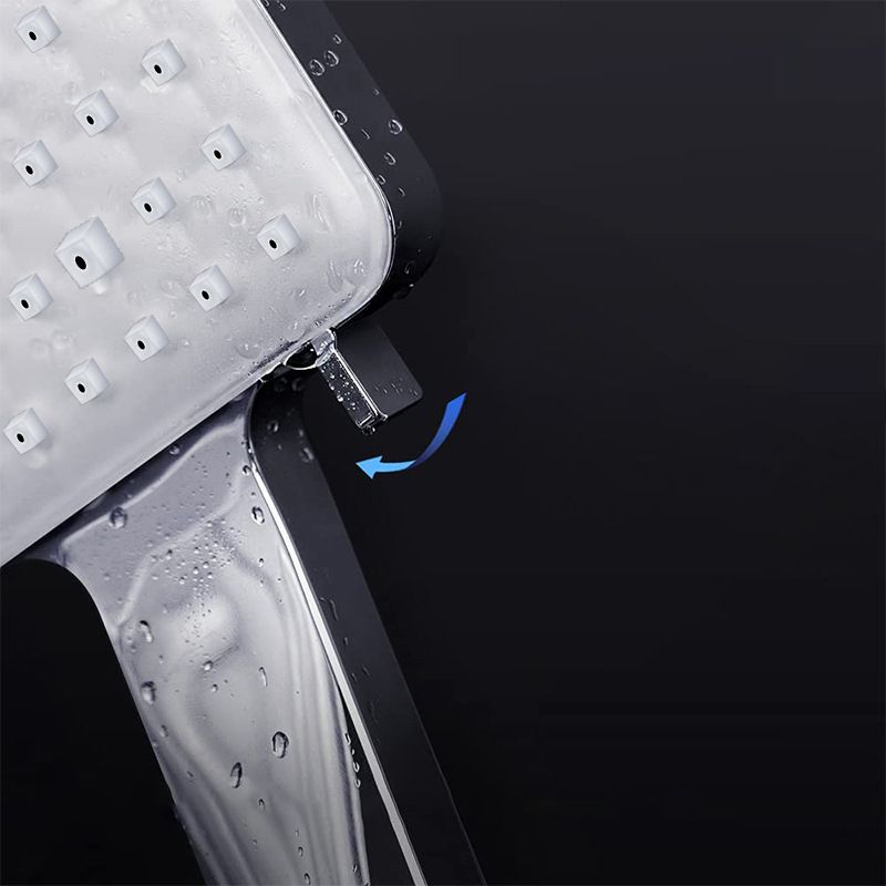 LoungeYard | Square modern handheld shower head leak-proof wall-mounted shower head — product view 7
