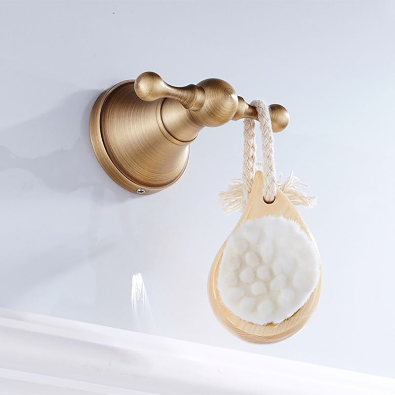 LoungeYard | Metal Bathroom Set 4-Piece Traditional Style Gold Bathroom Hardware Set — product view 3