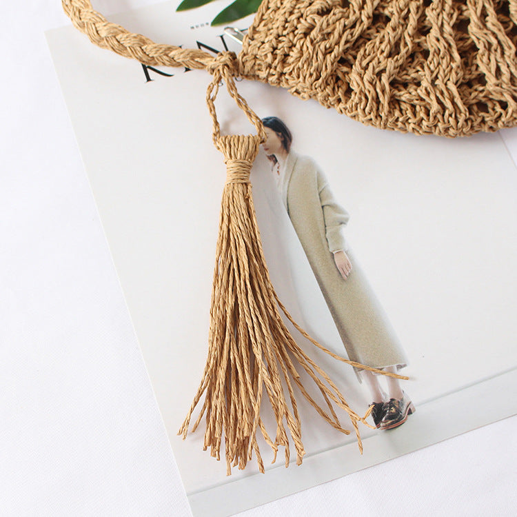 Handmade straw bag LoungeYard — product view 3