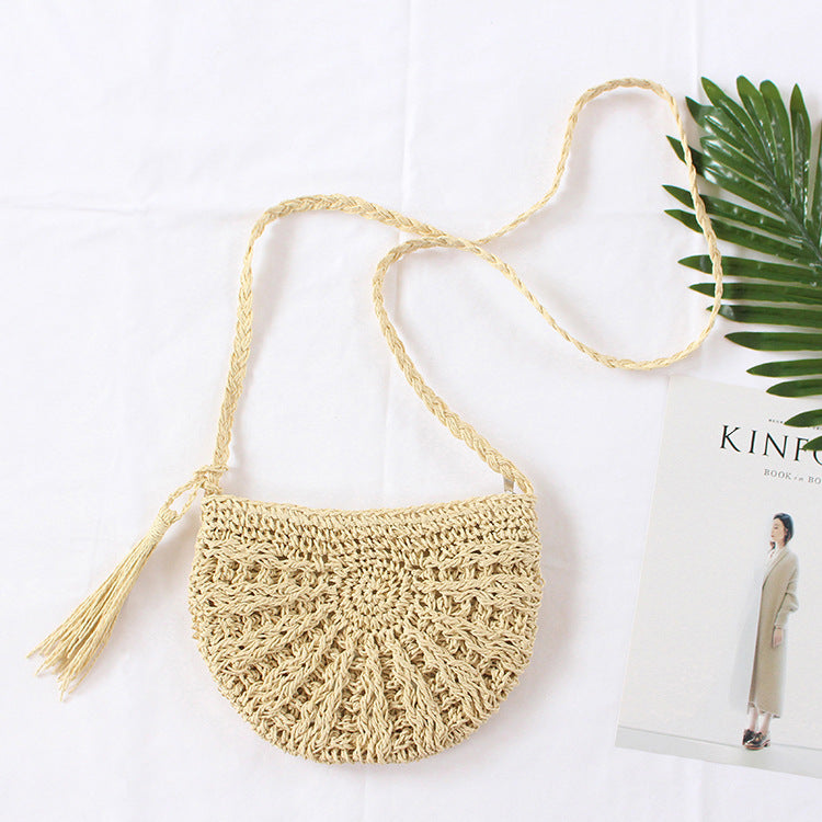 Handmade straw bag LoungeYard — product view 7