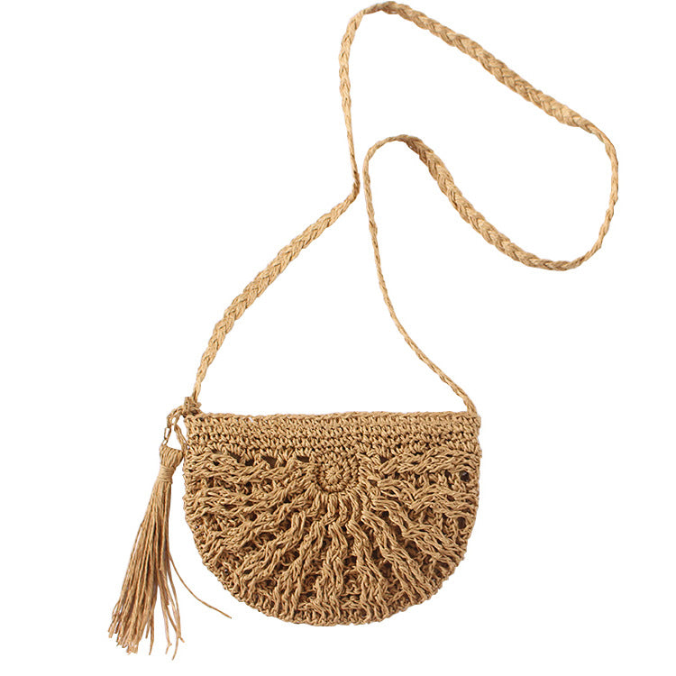 Handmade straw bag LoungeYard — product view 5