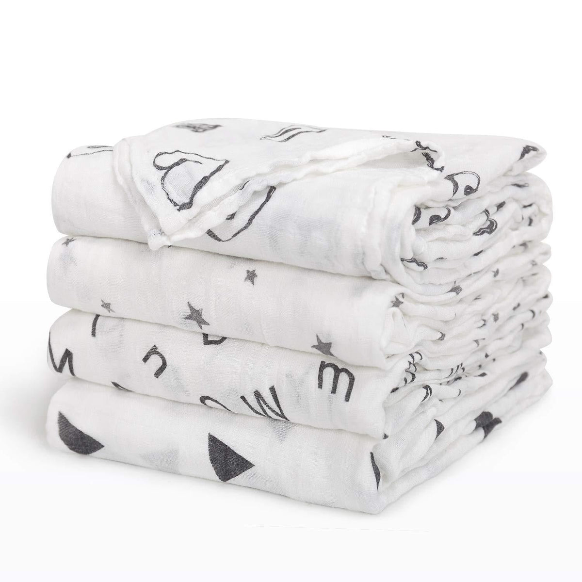 Soft Cotton Muslin Swaddle Blanket LoungeYard — product view 5