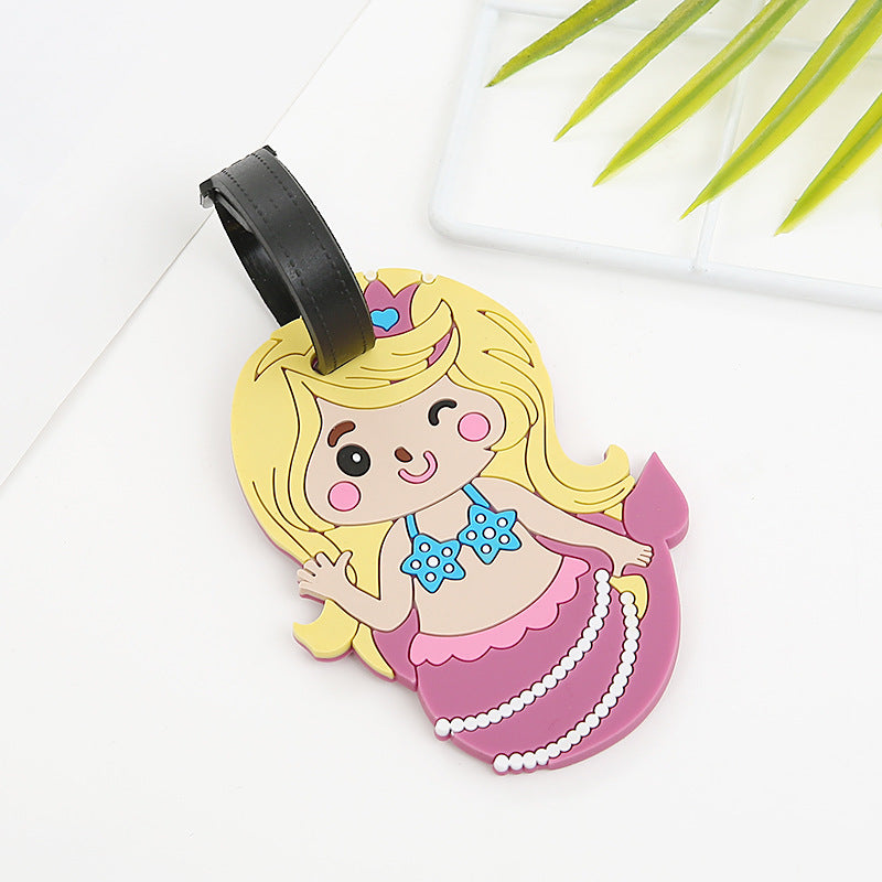 Unisex luggage tag in sweet donut design LoungeYard — product view 2